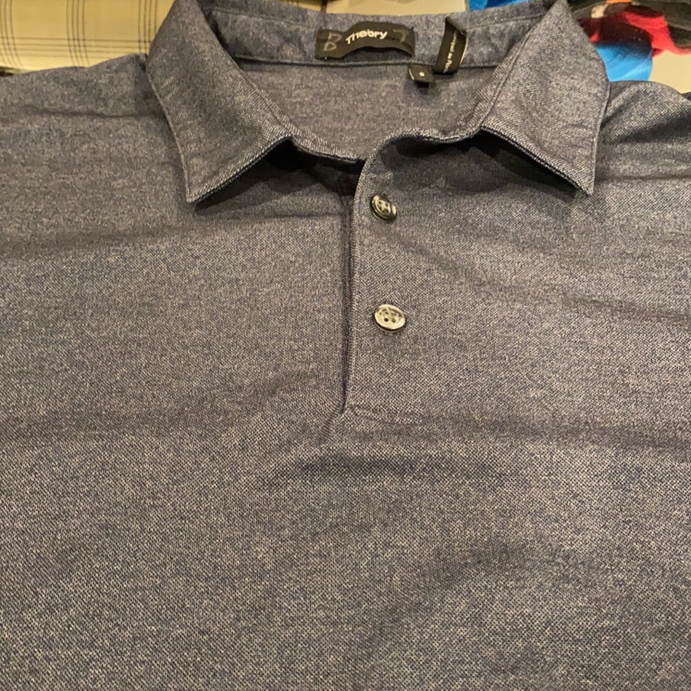 Small Theory Two Button Polo With Sheen - image 2